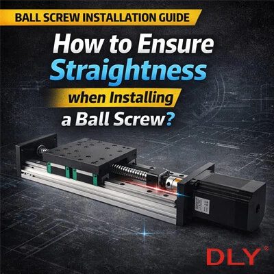 Comment garantir la rectitude lors de l'installation d'une vis à billes ?